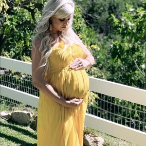 Maeve Yellow Maxi Dress NWT Size 8